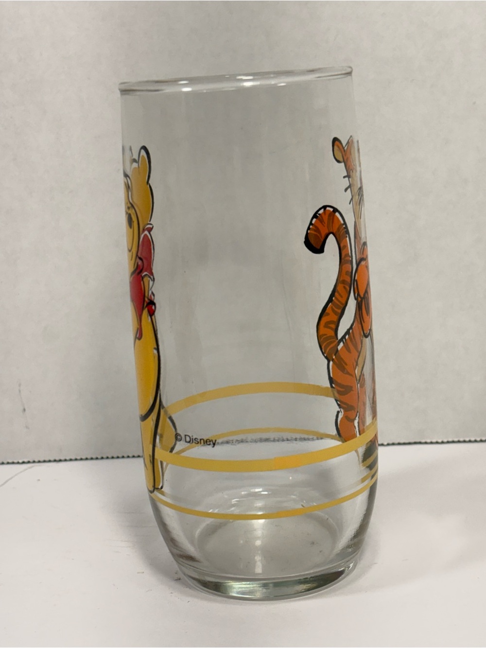 Vintage Disney Winnie the Pooh & Tigger Collectible Drinking Glass - Picture 2 of 5